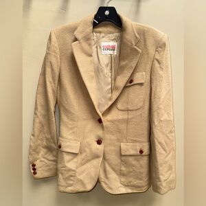 Casual Corner Vintage 50% Lambs Wool 50% Camel Hair Genuine Imported